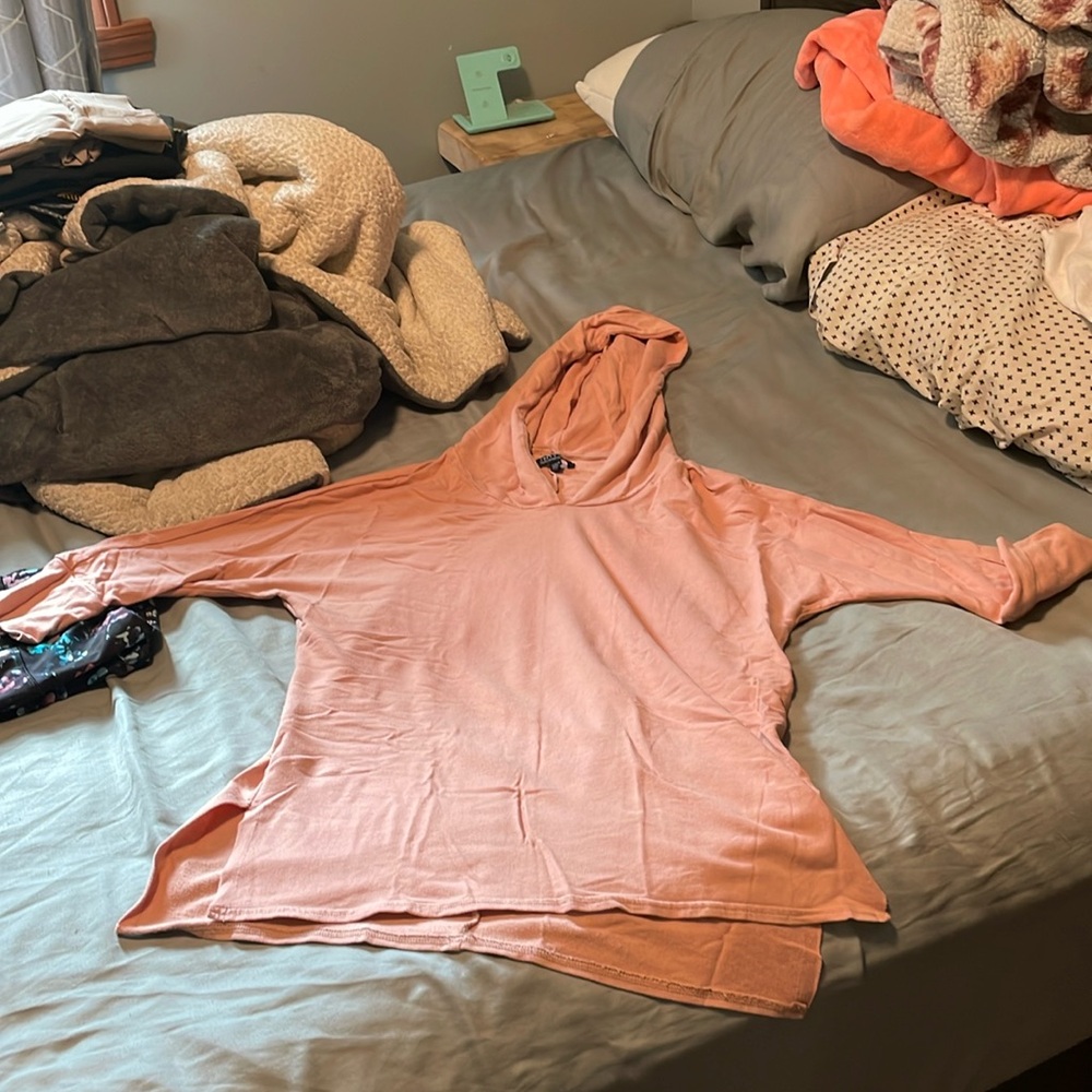 American Eagle Half Sleeve Long Length Hoodie